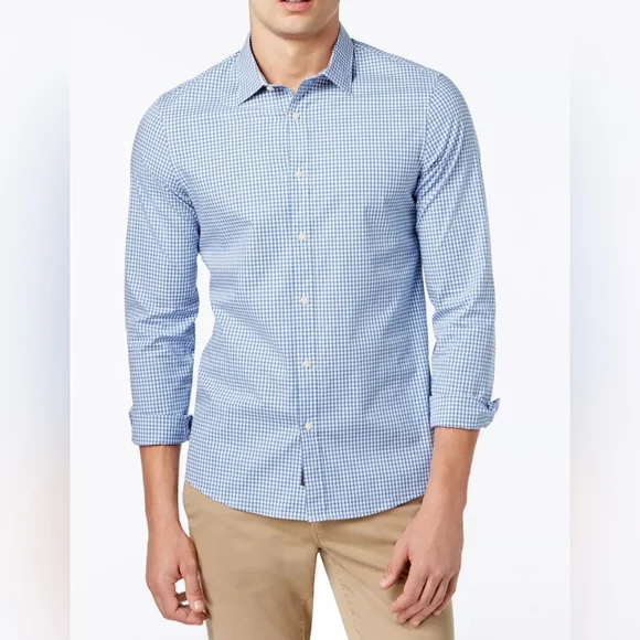 slim fit dress slacks Non-Iron Wrinkle-Free Shirt for Men